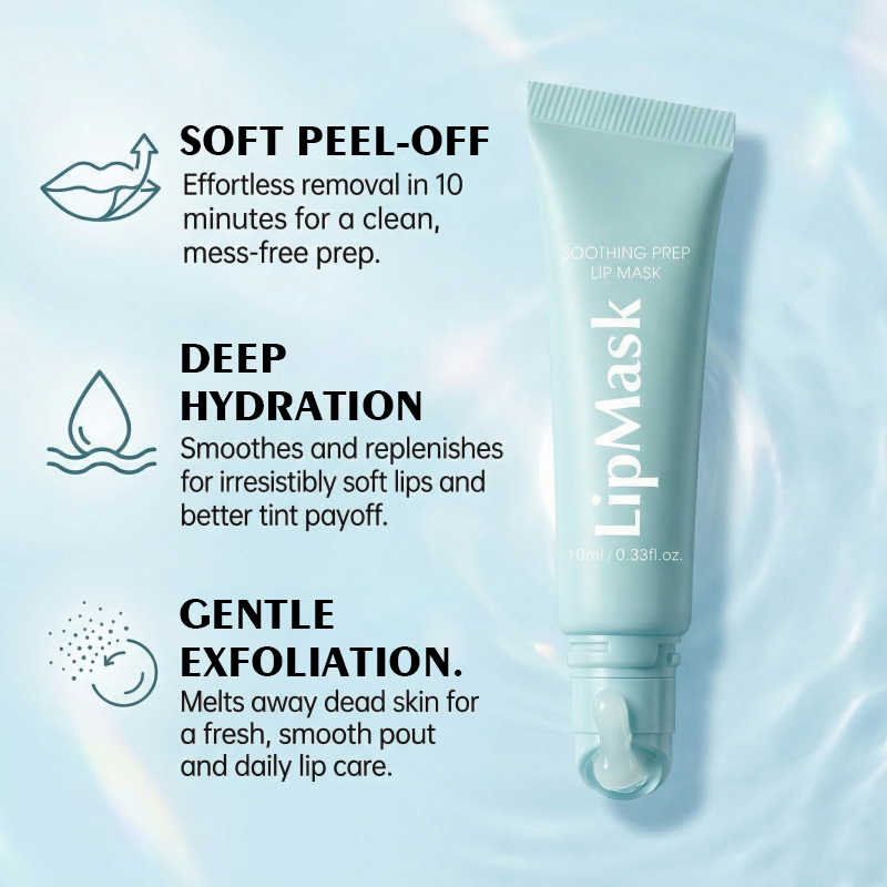 Soothing & Repairing Peel-Off Lip Mask — A deep-hydrating and exfoliating treatment for dry, flaky lips