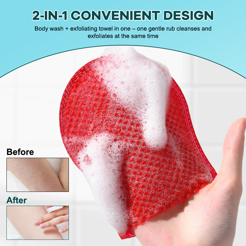 Oil-Controlling & Exfoliating Shower Towel