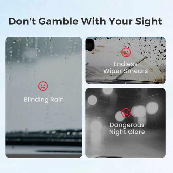 Professional Oil Film Remover for Car Glass – Deep Clean & Anti-Glare