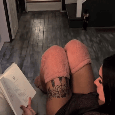 Hanhenuntuvapolvisukat jouluksi