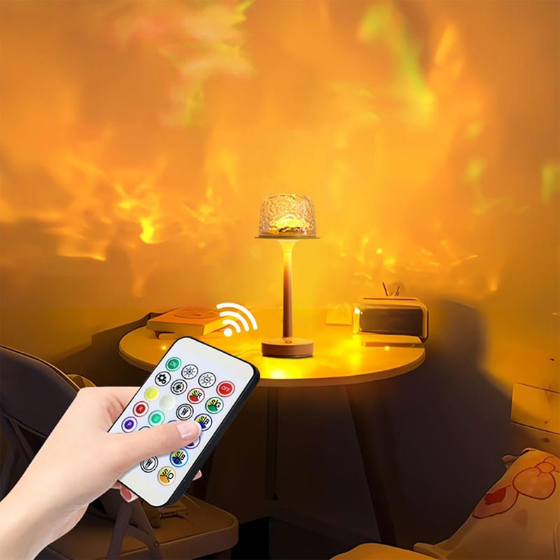 Water Ripple -ympäristöpöytävalaisin