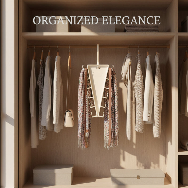 V-Shaped Double-Sided Closet Organizer Hanger