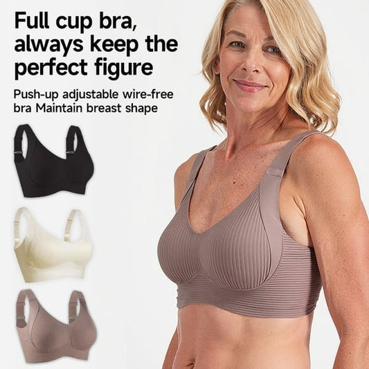 🎁Last day: Buy 1 get 3 packs🔥Super-support bra | Wire-free push-up bra👍No more sagging breasts