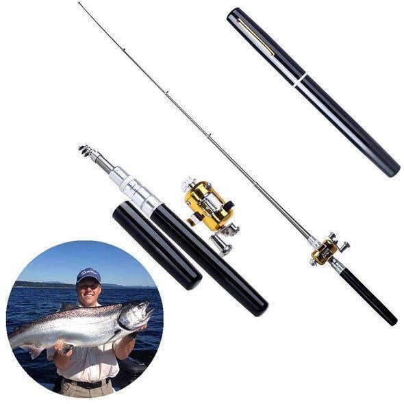 Ultra-Short Pen Fishing Rod Set (Complete)
