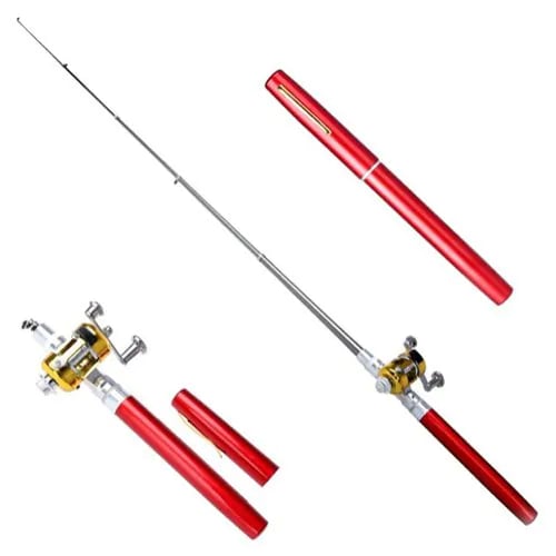 Ultra-Short Pen Fishing Rod Set (Complete)