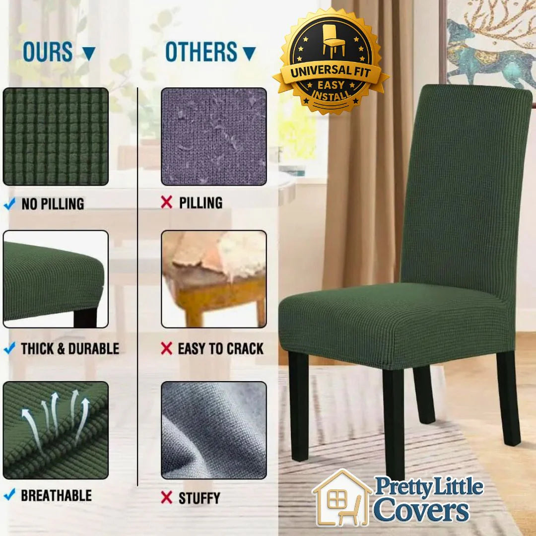 🪑Chair covers – give an old chair a fresh new look instantly!