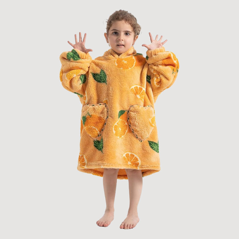 🧸 Paksu kylpytakki hupulla ja peitolla