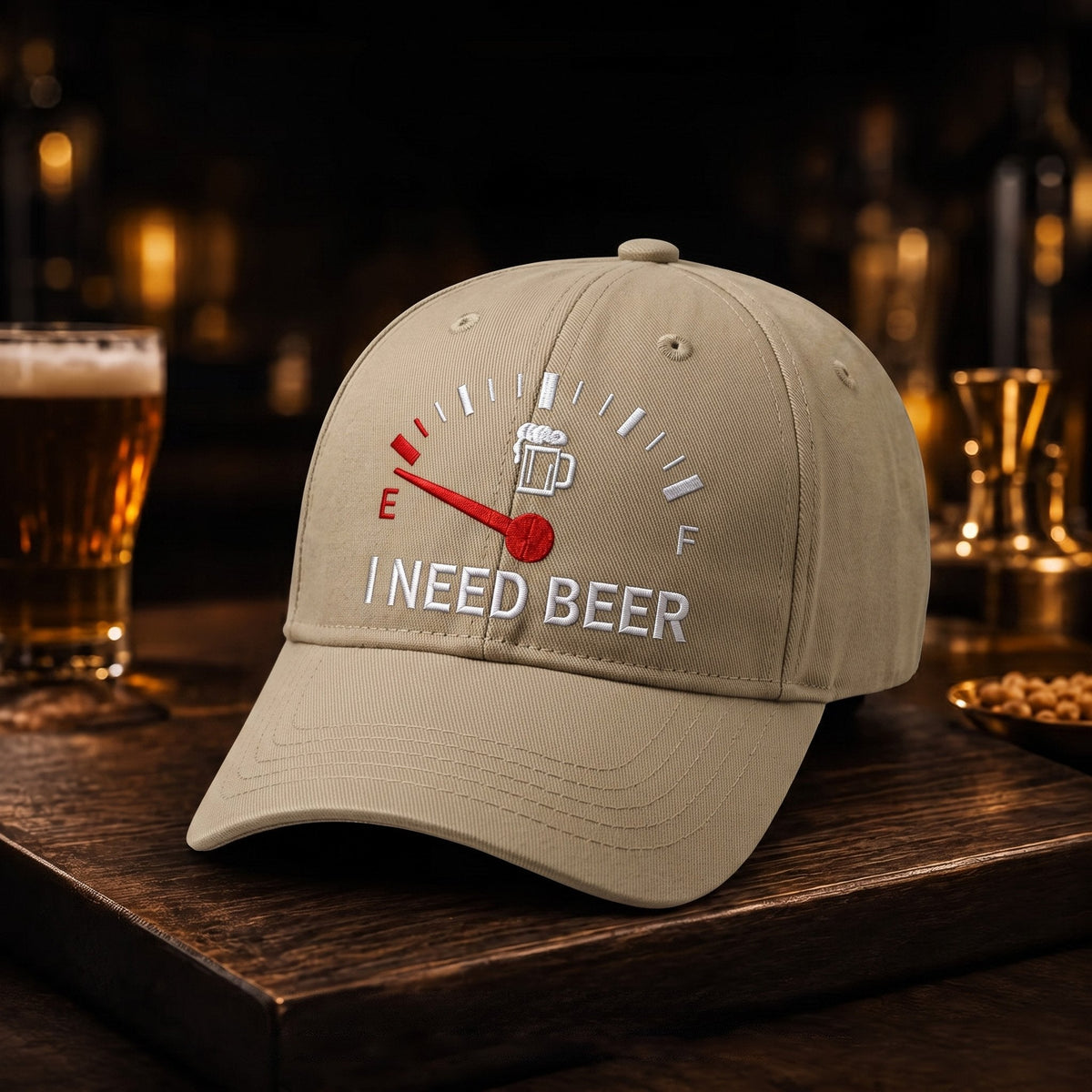 🔥LAST DAY 50% OFF - 🍺 ‘I NEED BEER’ embroidered baseball cap – Unisex commemorative cap