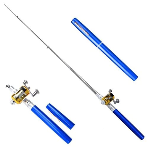 Ultra-Short Pen Fishing Rod Set (Complete)