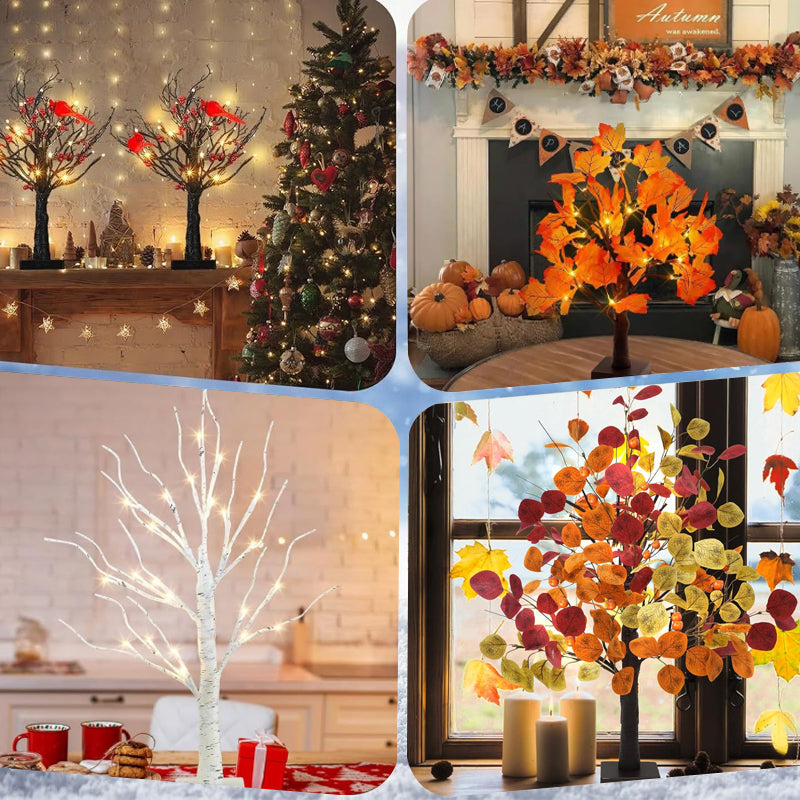 🌲Pikku punainen lintu puu val