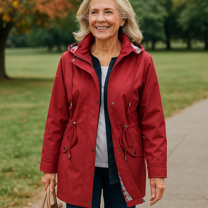 Naisten vettä hylkivä tuulitakki