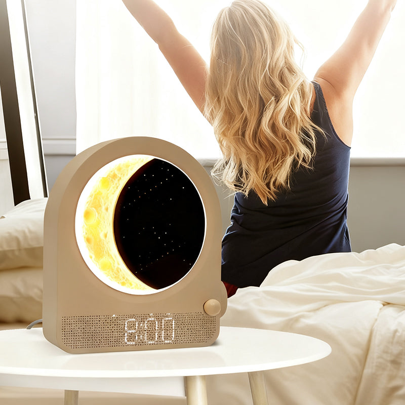 🌙Kuun ja tähdenlennon matka - Monitoiminen kosketusyövalo✨