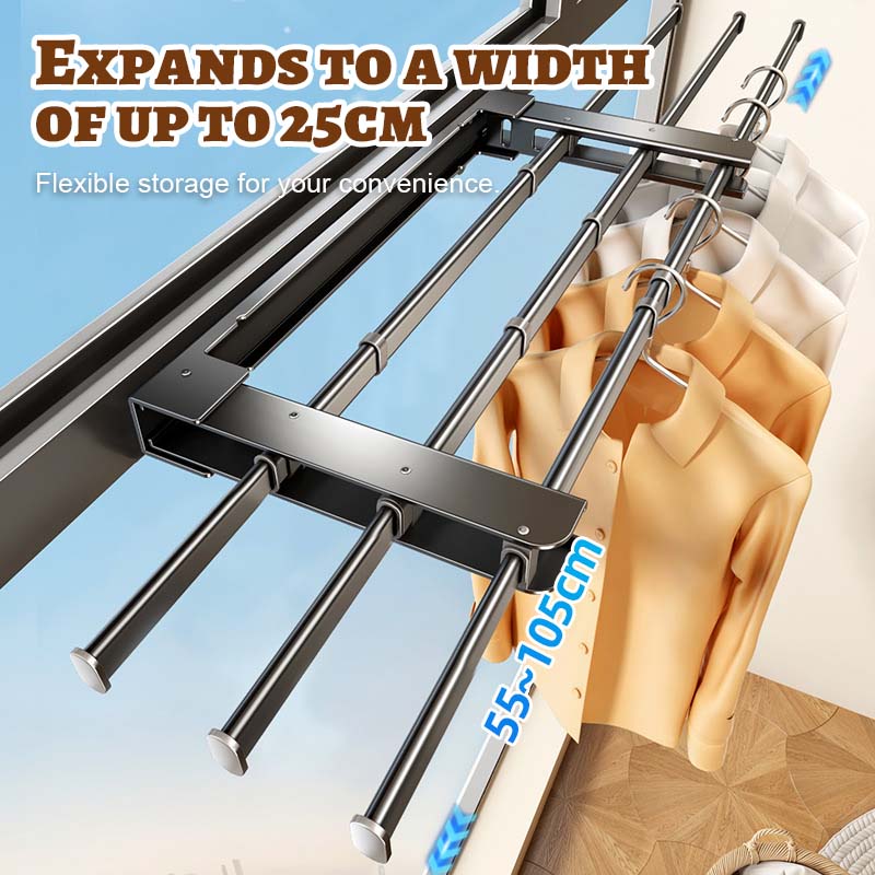 Taitettava Säädettävä Pyykinkuivausteline 🌤