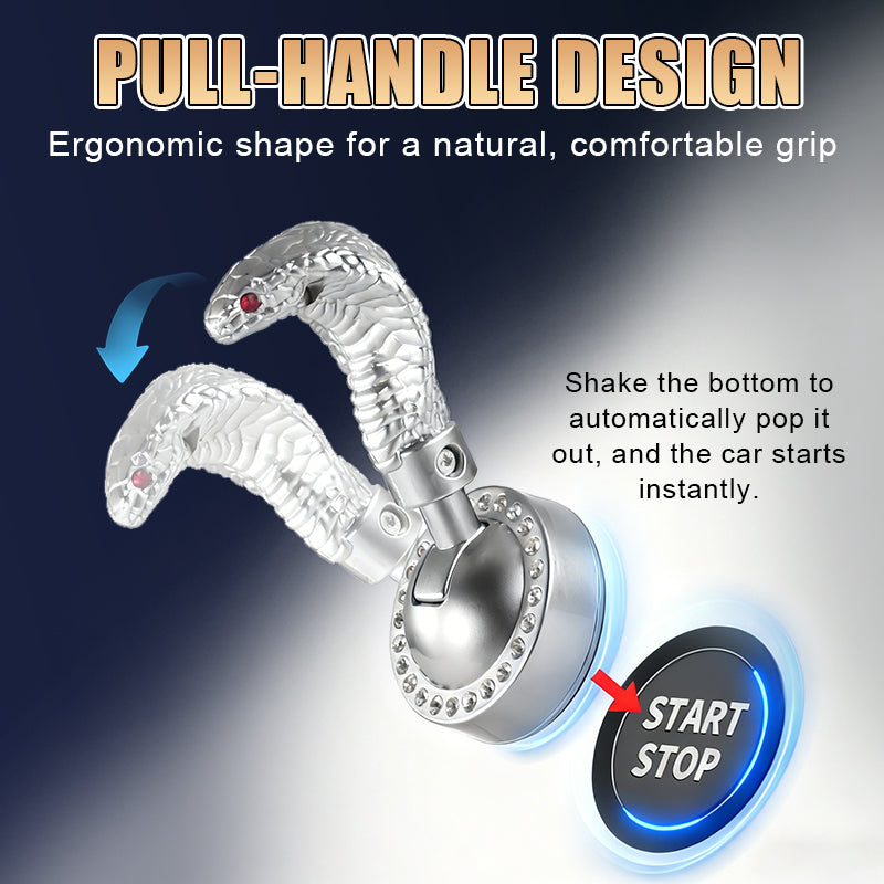 🐍Käärmeenmuotoinen auton yhden painikkeen käynnistysvipu
