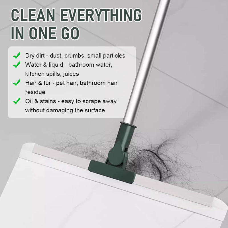 🧹 Magical Silicone Broom & Floor Scraper