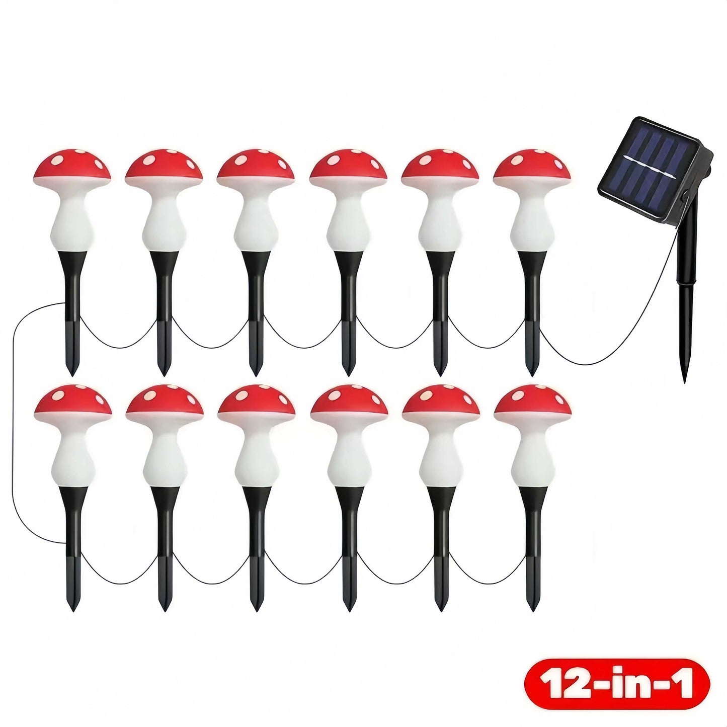 🔥LAST DAY 49% OFF - Solar Powered Mushroom Shaped Garden Glow Light