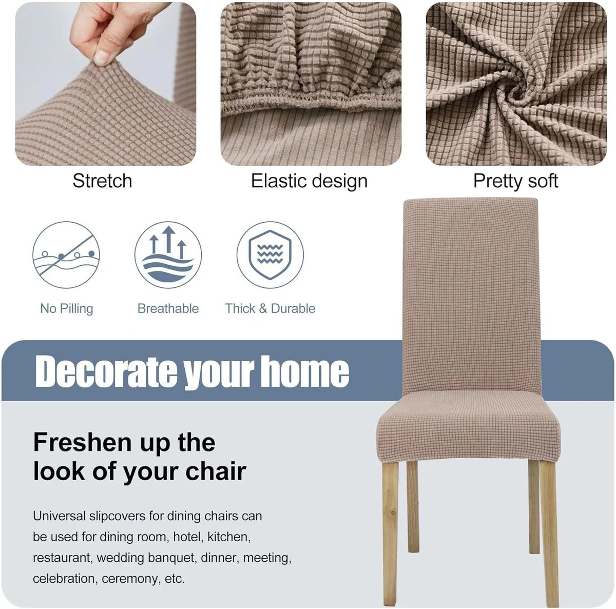 🪑Chair covers – give an old chair a fresh new look instantly!