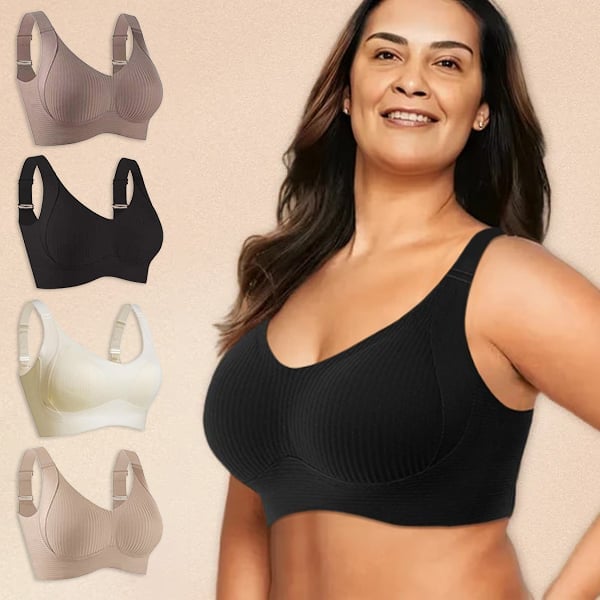 🎁Last day: Buy 1 get 3 packs🔥Super-support bra | Wire-free push-up bra👍No more sagging breasts