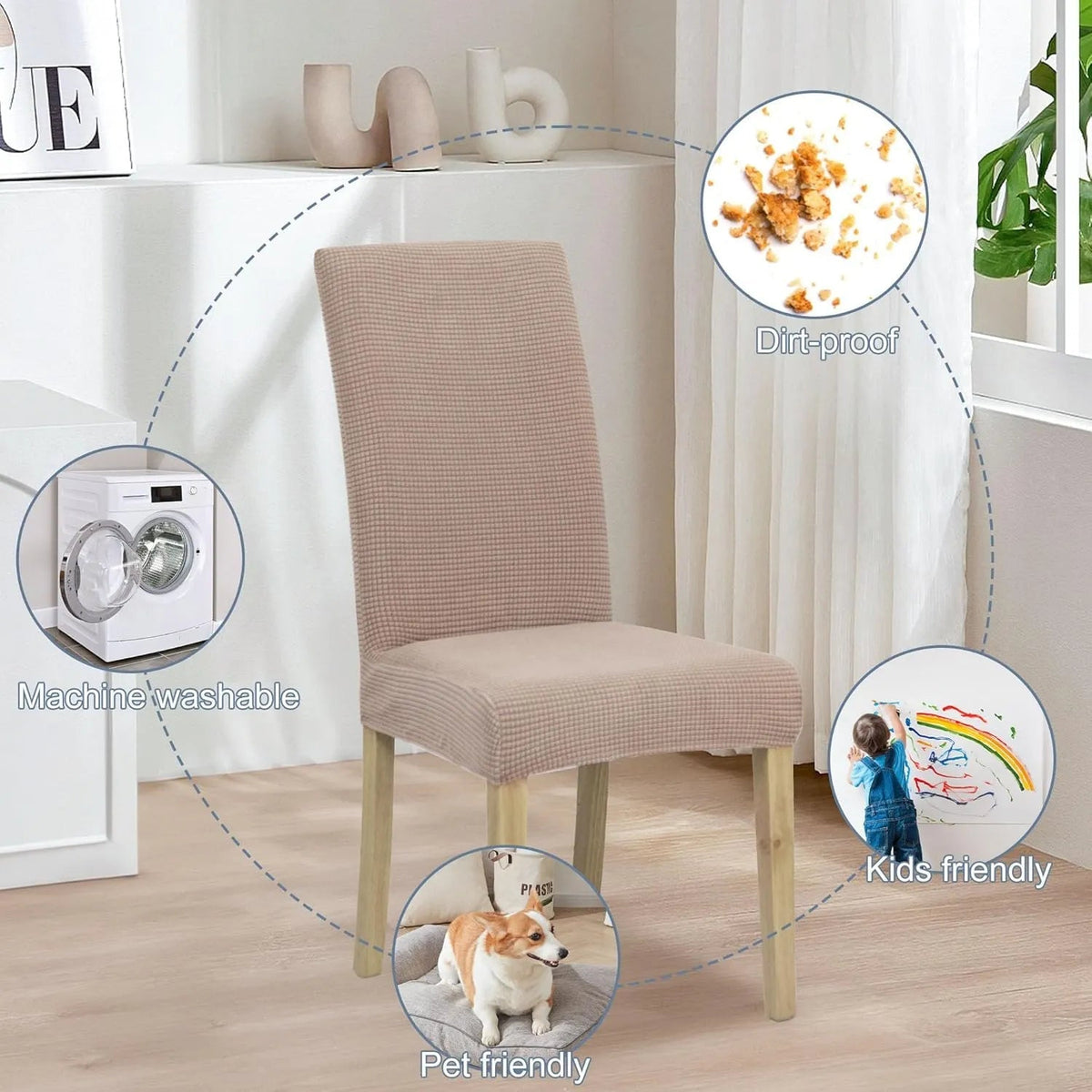 🪑Chair covers – give an old chair a fresh new look instantly!