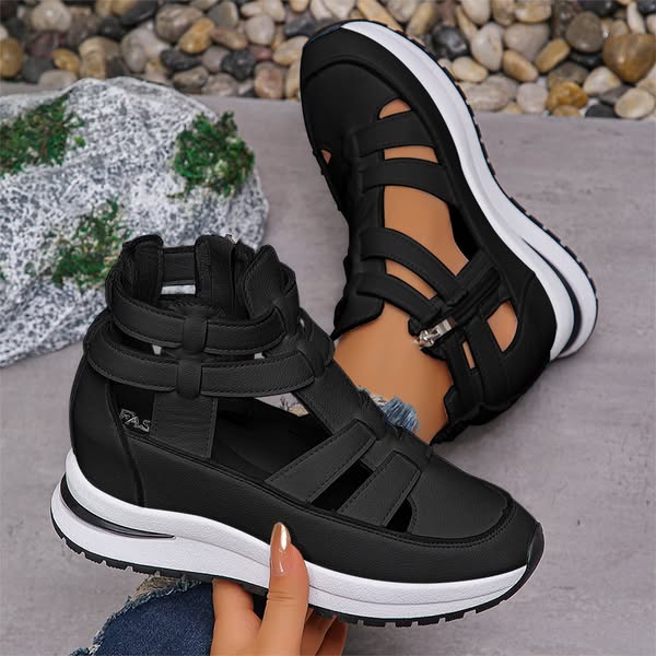 🔥Last day of 50% off – Comfortable, lightweight wedges with a side zipper