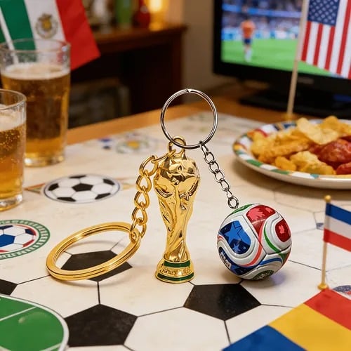 2026 FIFA World Cup (USA–Mexico–Canada) Keychain: Take the spirit of the game with you wherever you go ✨