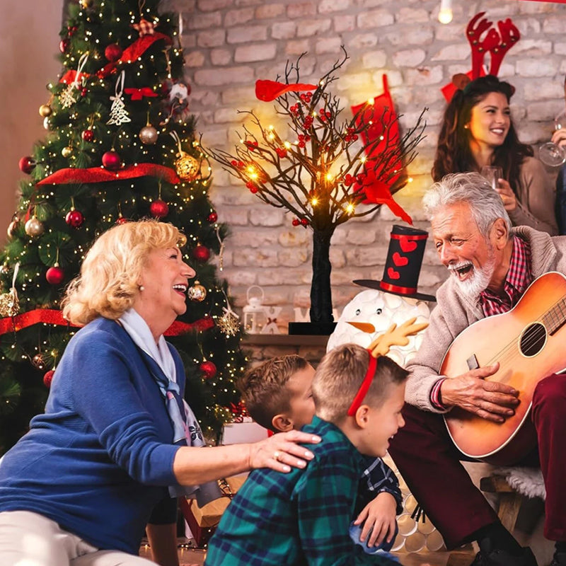 🌲Pikku punainen lintu puu val