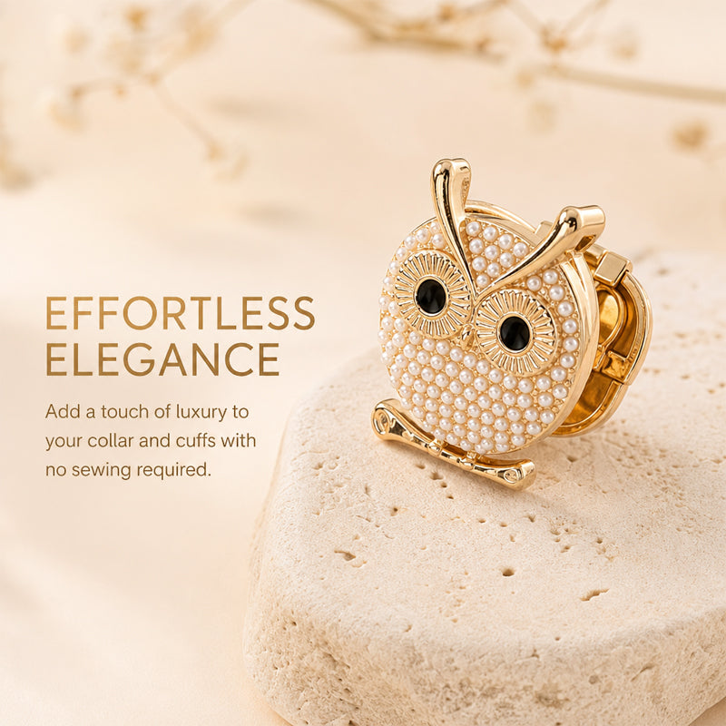 💎Buy 1 Get 1 Free🎁Rhinestone Pearl Button Clip for Suits, Shirts, Cuffs, and Collars