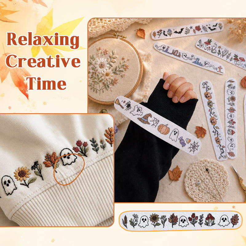 👻 Ghost Harvest Embroidery Set