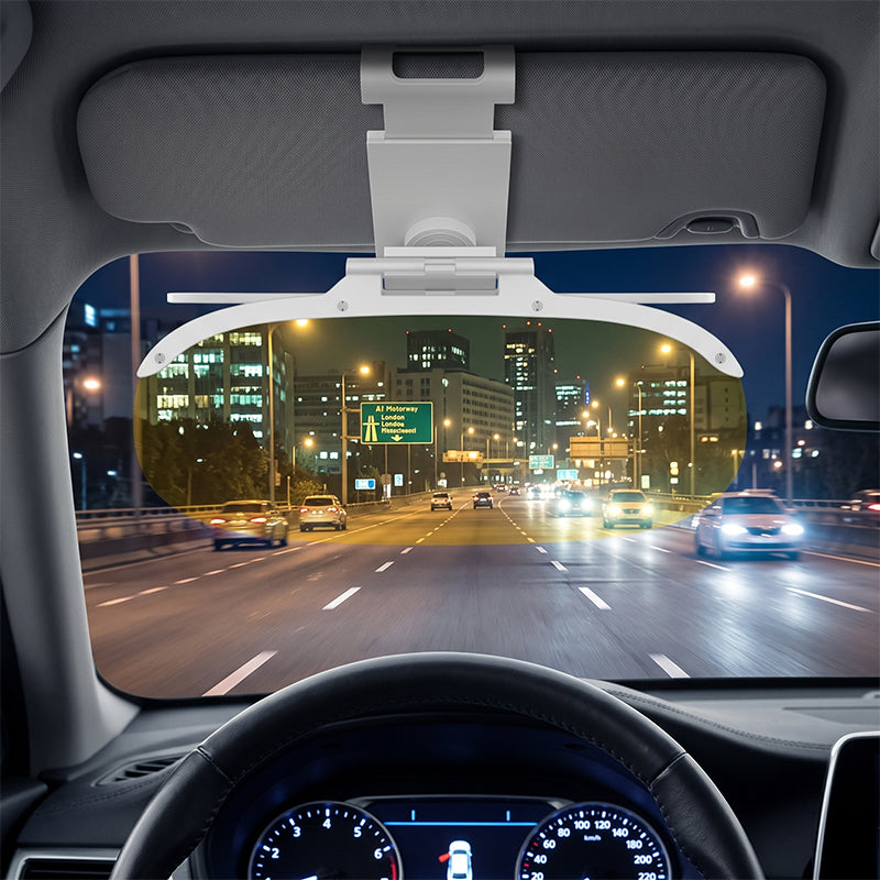 Universal Car Sun Visor Extender - Day & Night Anti-Glare Driving Visor for UV Block & Night Vision