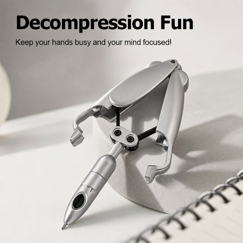 Sci-Fi Squid Transforming Decompression Pen - Fun Press-Type Ballpoint Pen