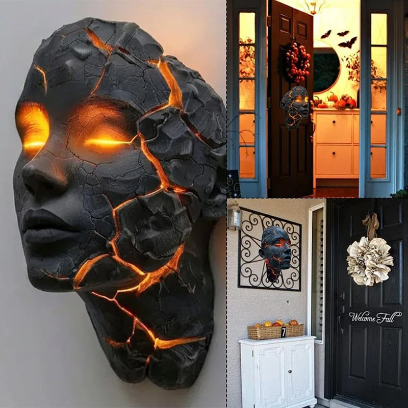 🕯️ Cracked Soul Wall Light