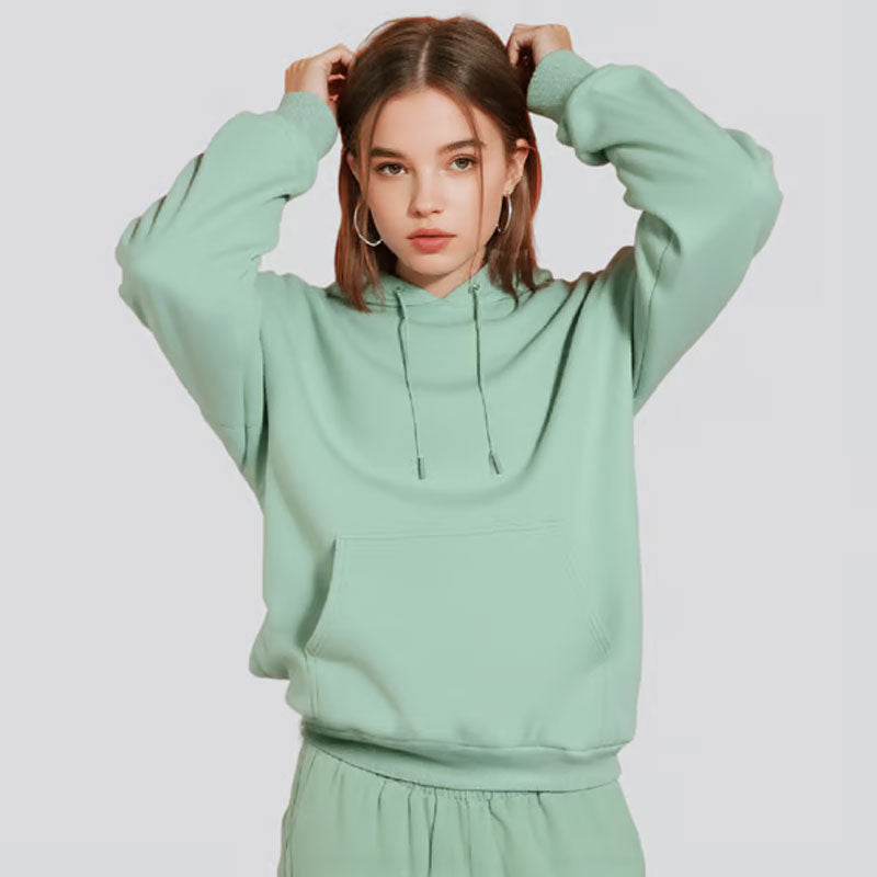 🔥VIIMEISEN PÄIVÄN ALENNUSMYYNTI - 50% POIS🎁Syksy/talvi Uusi yksivärinen pulloveri huppari - sisäänrakennettu silmänaamari