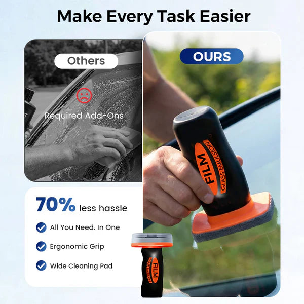 Professional Oil Film Remover for Car Glass – Deep Clean & Anti-Glare