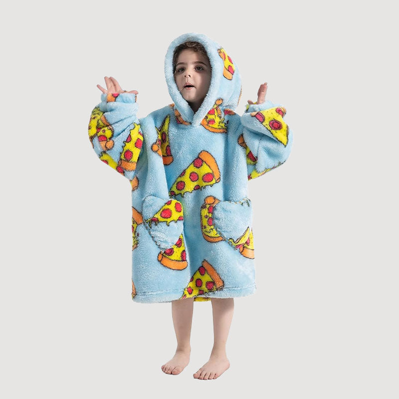 🧸 Paksu kylpytakki hupulla ja peitolla