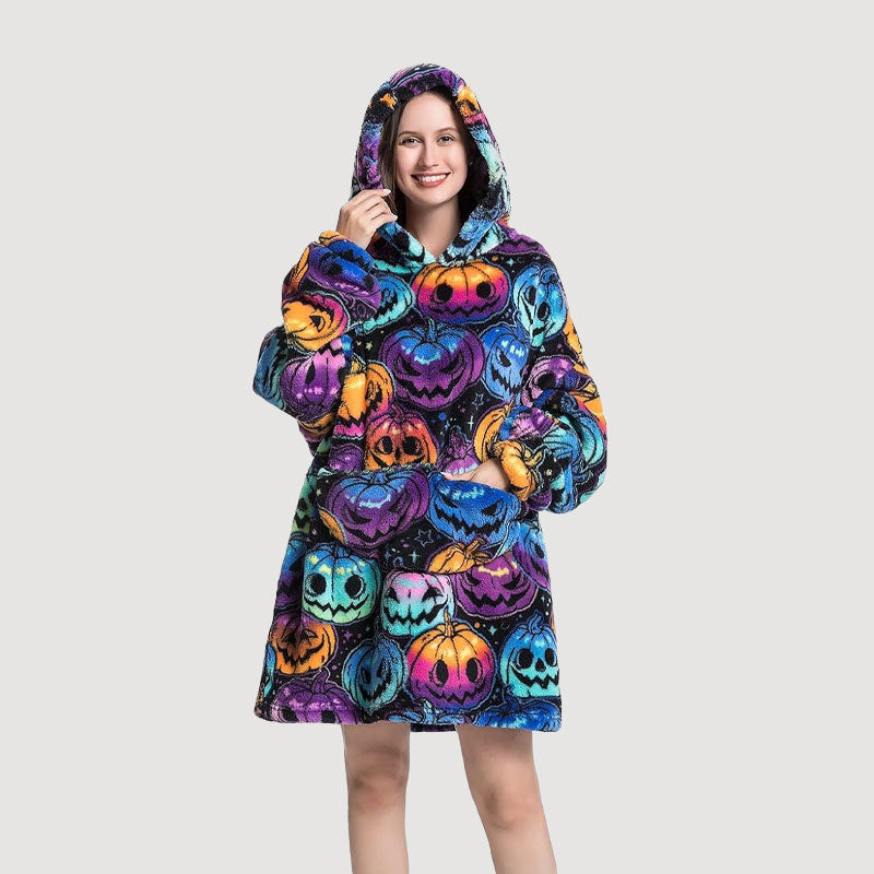 🧸 Paksu kylpytakki hupulla ja peitolla