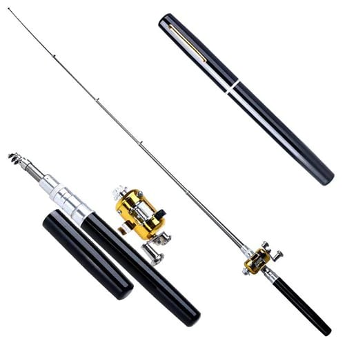 Ultra-Short Pen Fishing Rod Set (Complete)