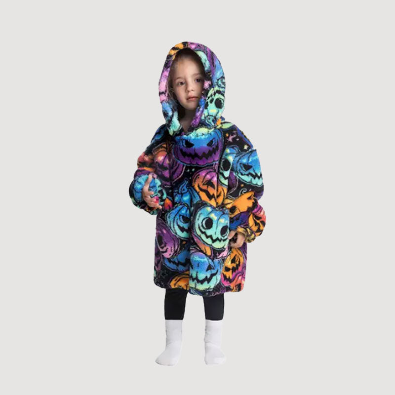 🧸 Paksu kylpytakki hupulla ja peitolla