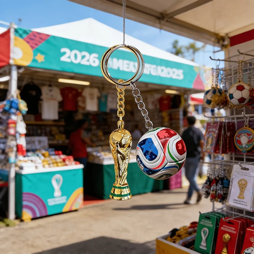 2026 FIFA World Cup (USA–Mexico–Canada) Keychain: Take the spirit of the game with you wherever you go ✨