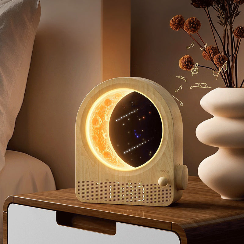 🌙Kuun ja tähdenlennon matka - Monitoiminen kosketusyövalo✨