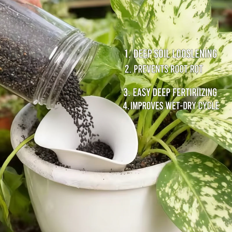 Adjustable Plant Soil Ventilator – Root Aerator & Deep Watering Funnel
