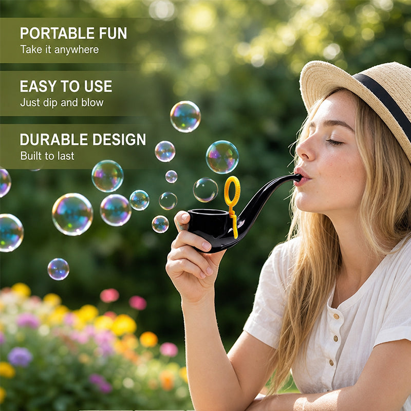 Trendy & Fun Portable Soap Bubble Pipe