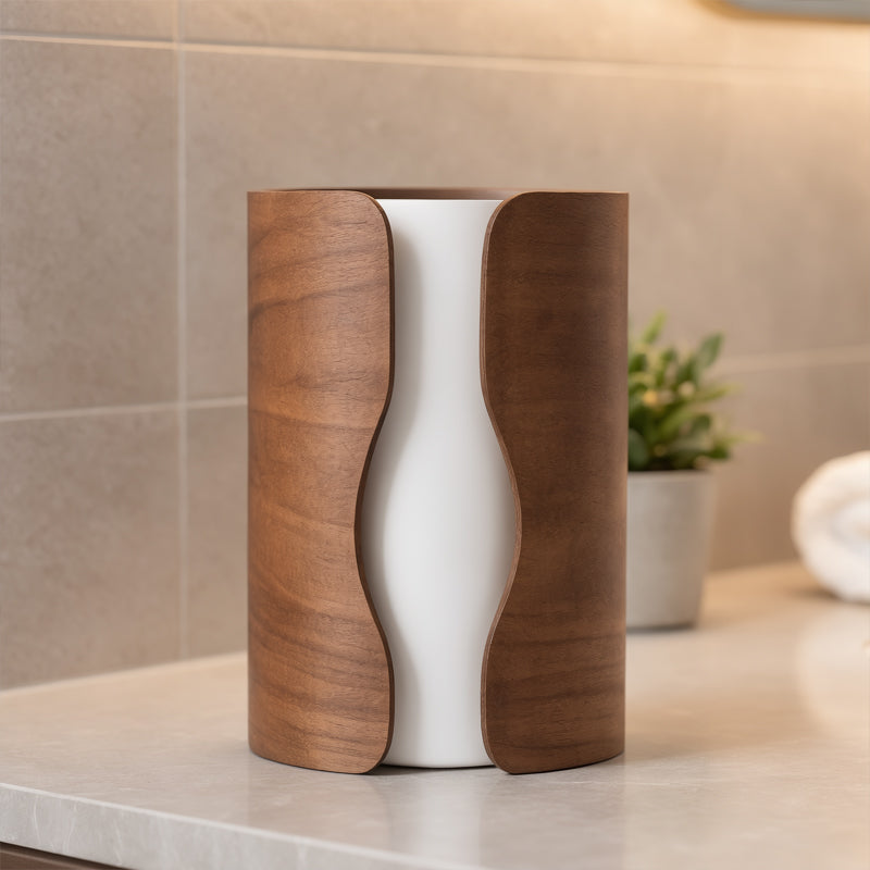 🌰 Walnut Wood Tissue Box