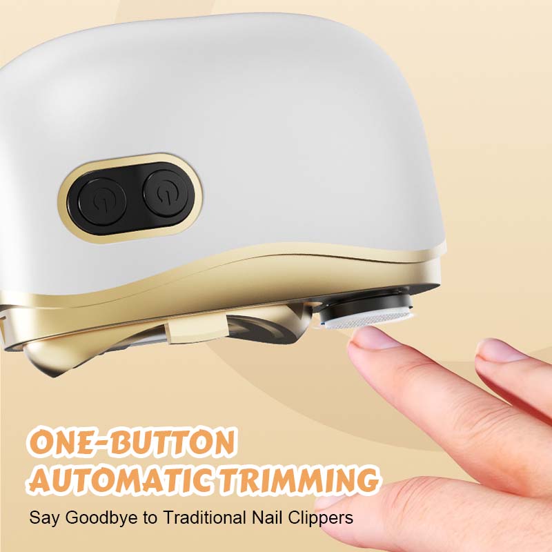 ✨ Sähkökäyttöinen turvallinen kynsileikkuri | Automaattinen leikkaus · Turvallinen lapsille · Täydellinen koko perheelle
