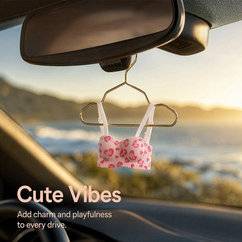 🎀🚗 Mini Bra Car Hanging Ornament
