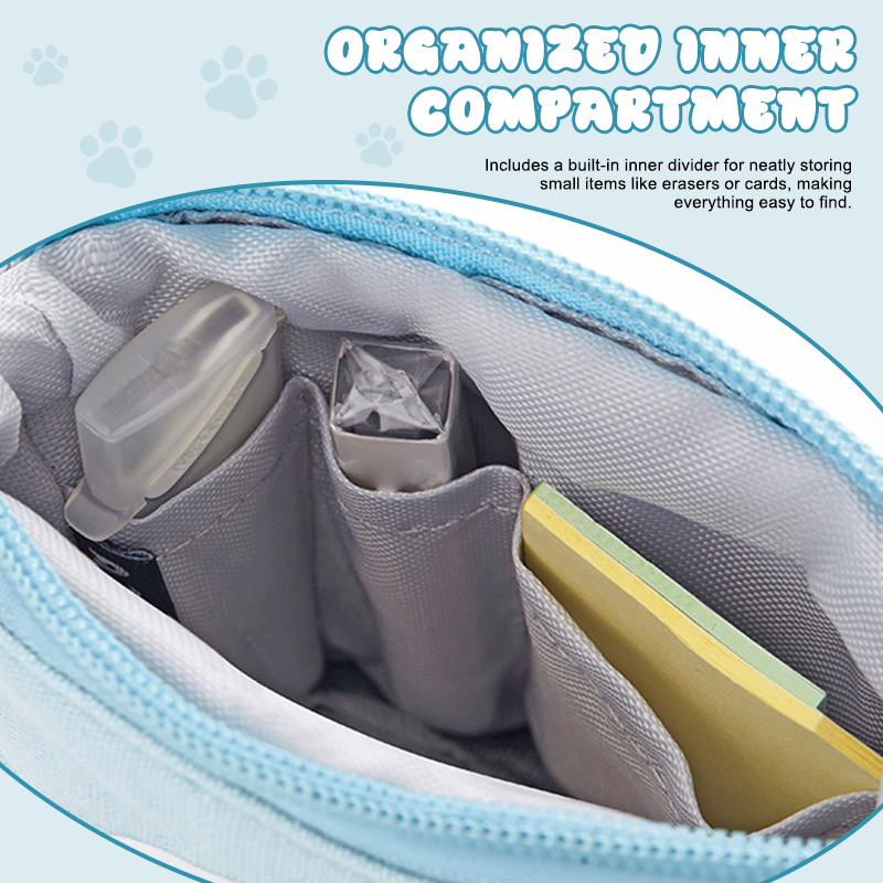 Adjustable Cat Canvas Pencil Case