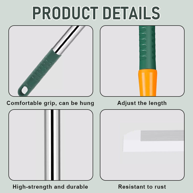 🧹 Magical Silicone Broom & Floor Scraper