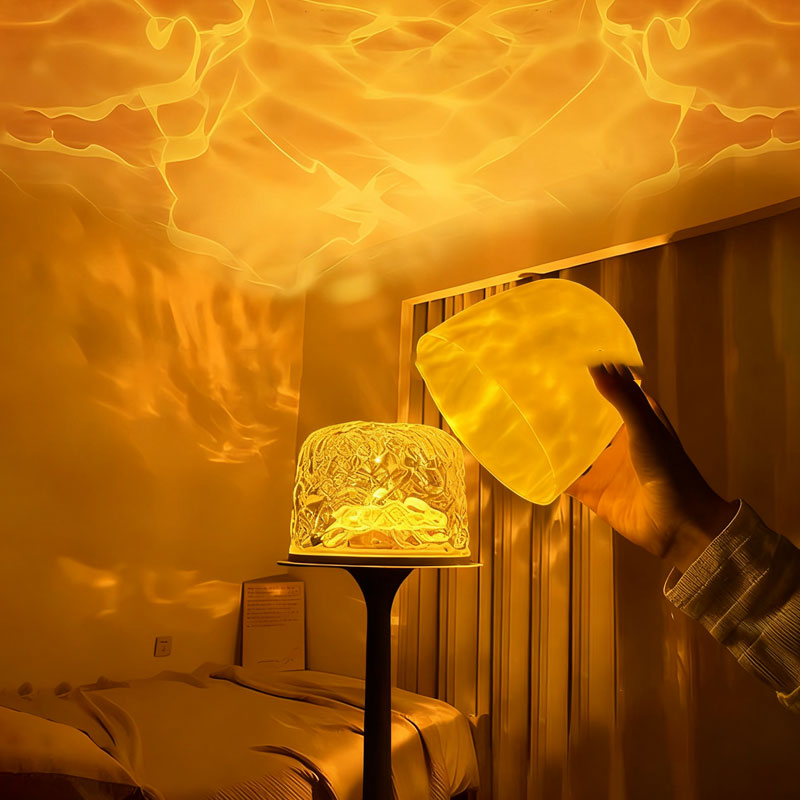 Water Ripple -ympäristöpöytävalaisin