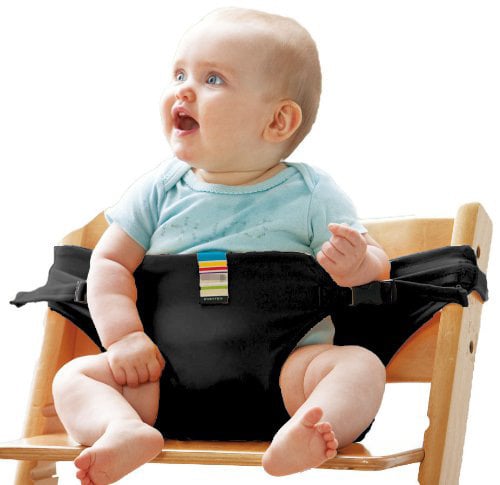 Seat belts for child seats – Portable holder for the food stra