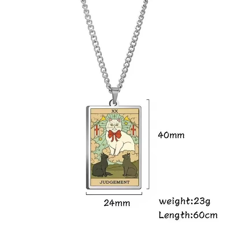 Astrologinen Kissan Vintage-riipuskaulakoru