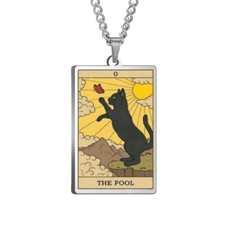 Astrologinen Kissan Vintage-riipuskaulakoru